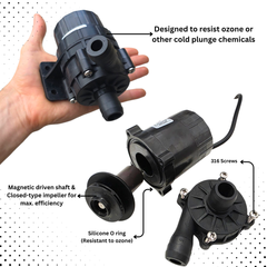 ICYBULL 720GPH Water Pump for Cold Plunge Magnetic Drive